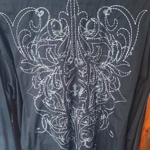 Wrangler Rock 47 embroidered cotton L Rockabilly